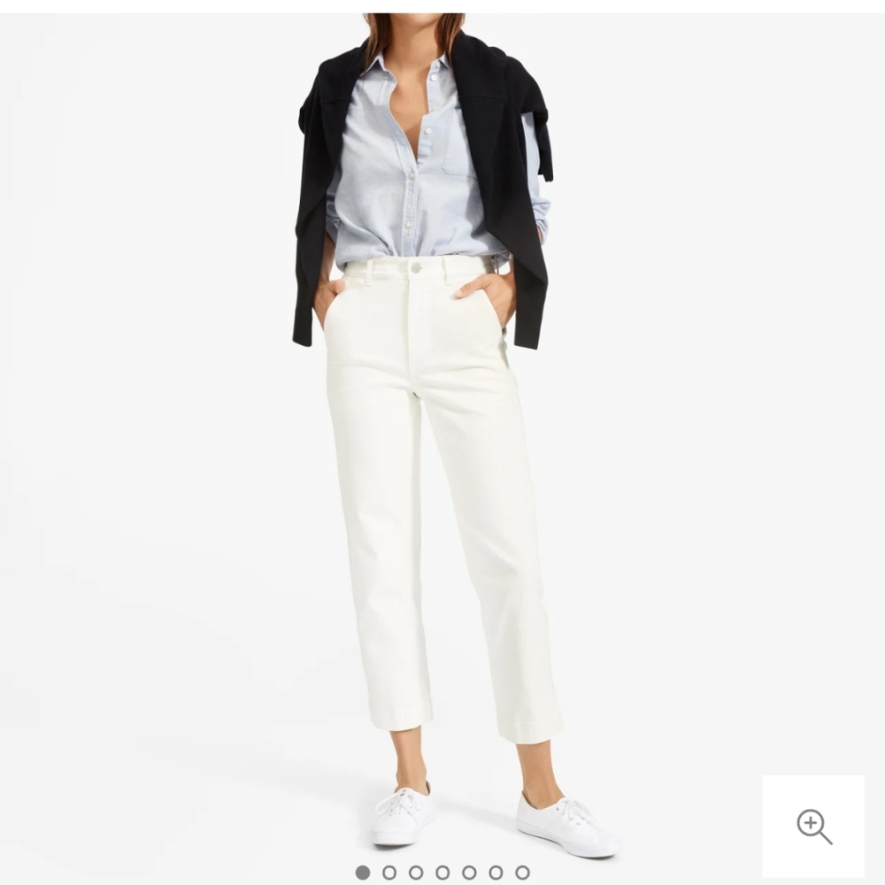 Everlane straight leg crop pants